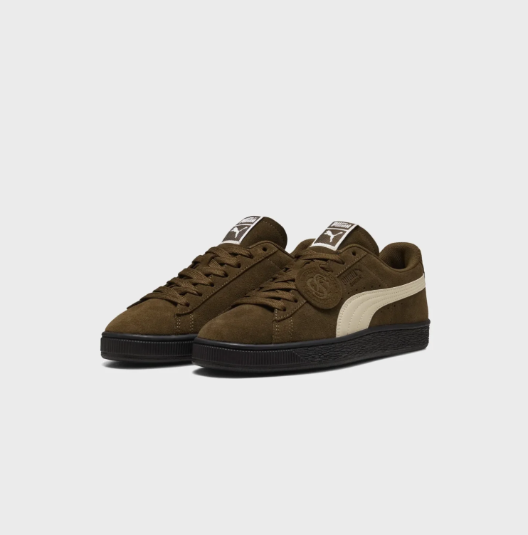 Puma Suede – Olive/Cream/Black