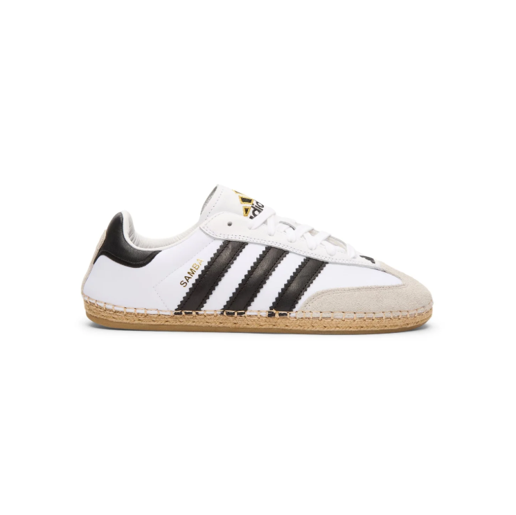 Adidas Samba Espadrille – White/Black/Gum