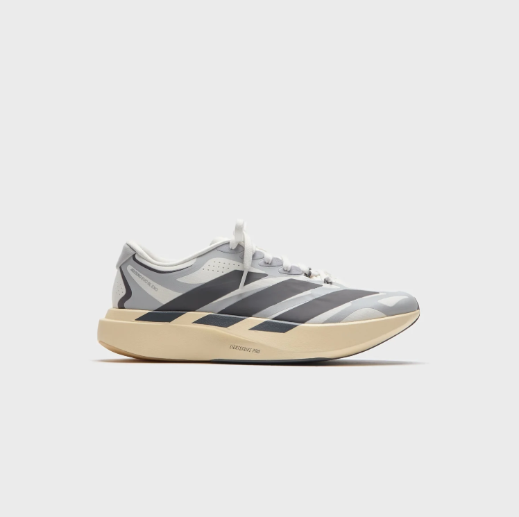 Adidas Running Shoe – Light Grey/Charcoal/Cream