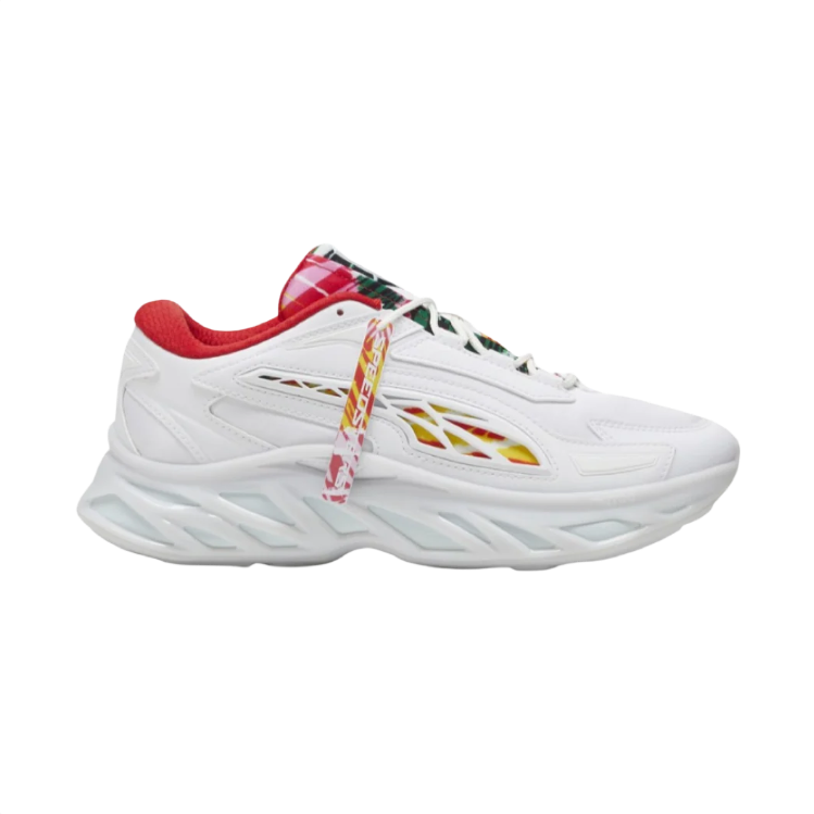 Puma Sneaker – White/Multicolor Plaid