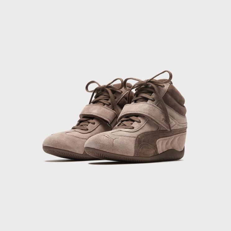 Puma Hi-Top Sneaker – Mocha/Dark Brown