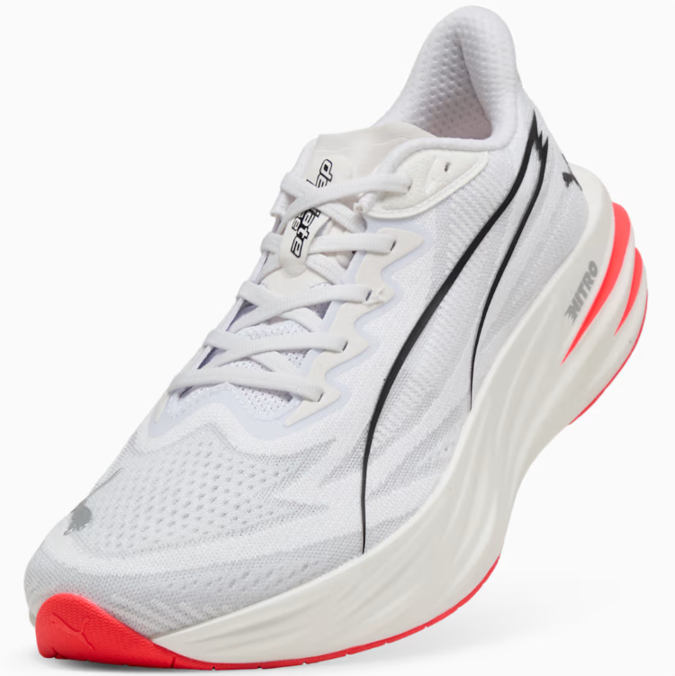 Puma Deviate Nitro – White/Black/Red