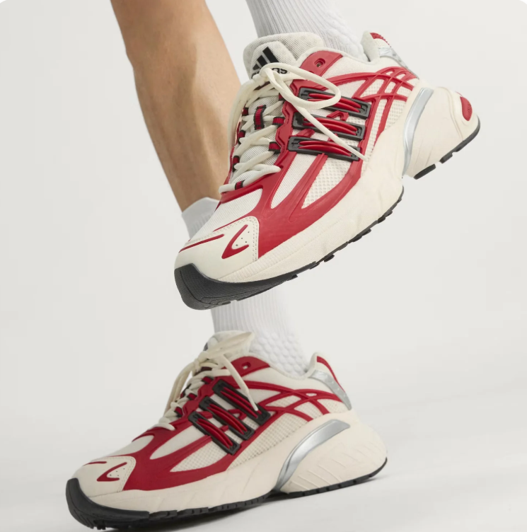 Adidas Sneaker – White/Red/Silver