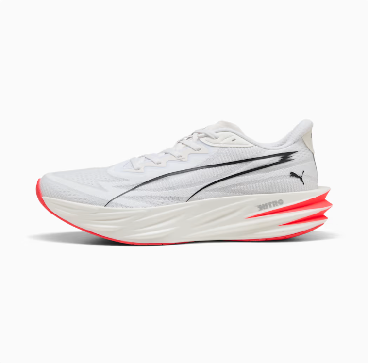 Puma Deviate Nitro – White/Black/Red