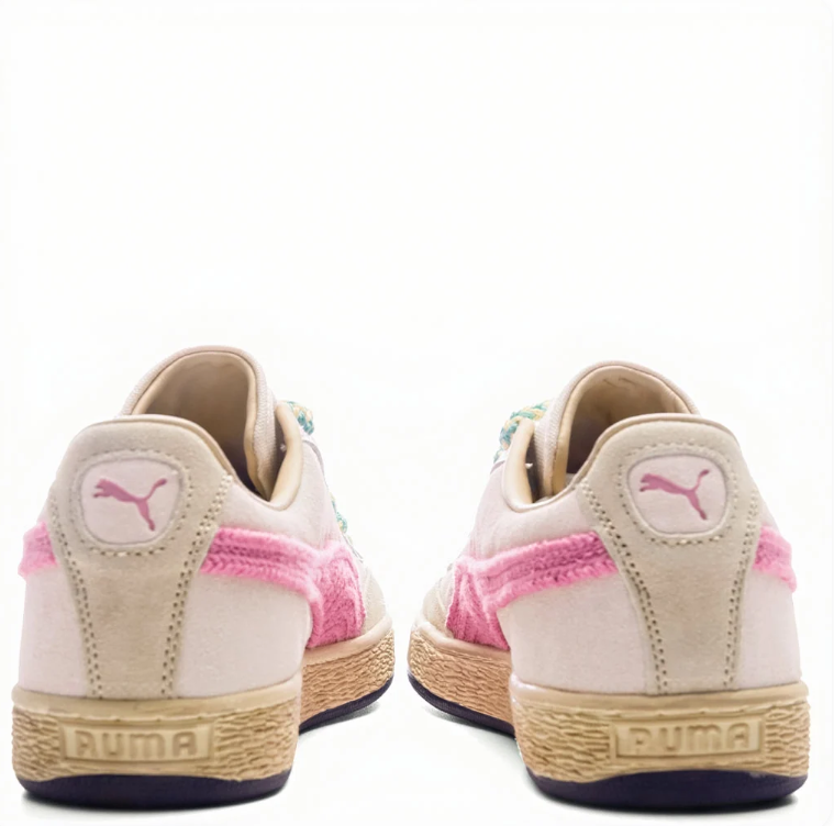 Puma Suede – Cream/Pink/Mint