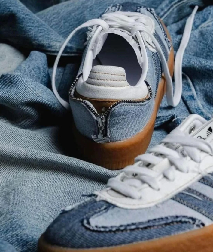 Adidas Sambae – Denim/Cream/Gum