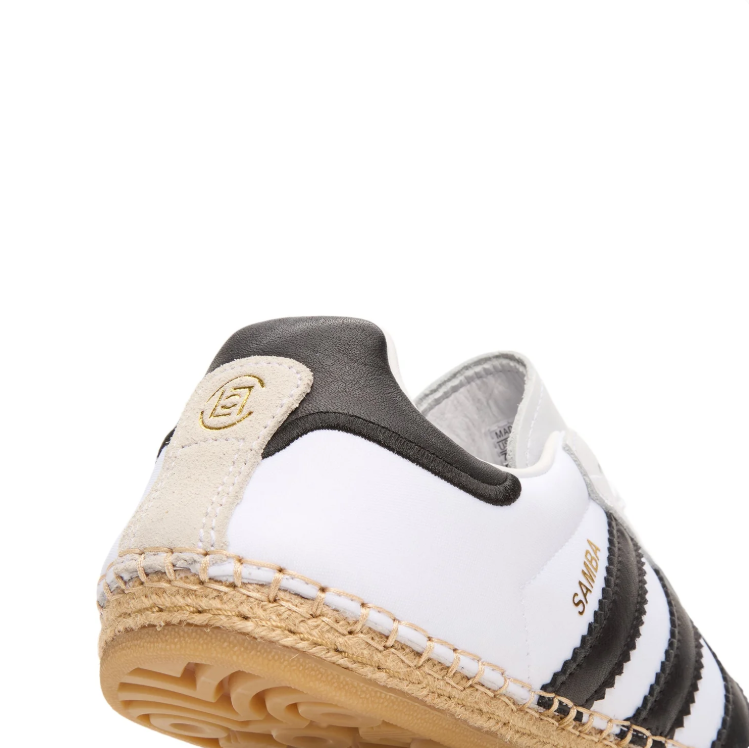 Adidas Samba Espadrille – White/Black/Gum