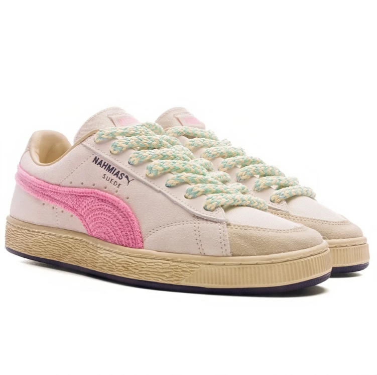 Puma Suede – Cream/Pink/Mint