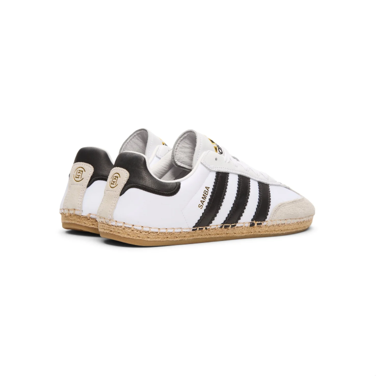 Adidas Samba Espadrille – White/Black/Gum