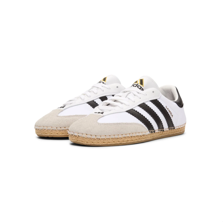 Adidas Samba Espadrille – White/Black/Gum