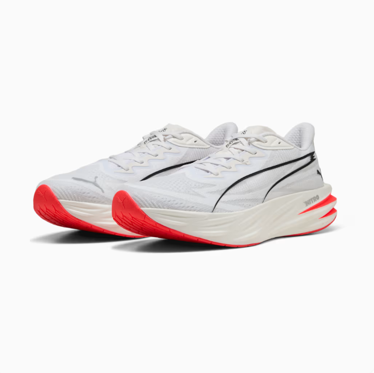 Puma Deviate Nitro – White/Black/Red