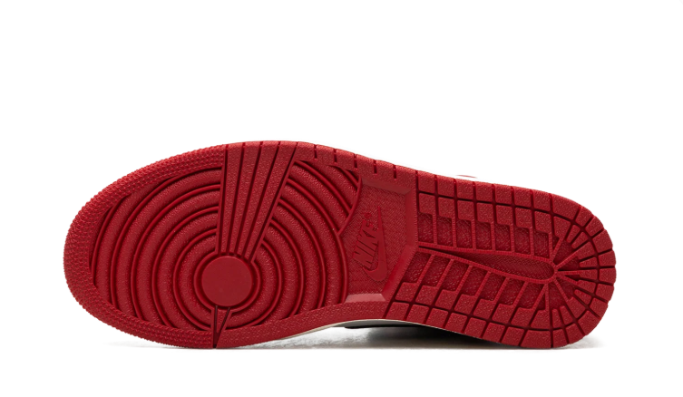 Air Jordan Red, Black & White High-Top Sneakers